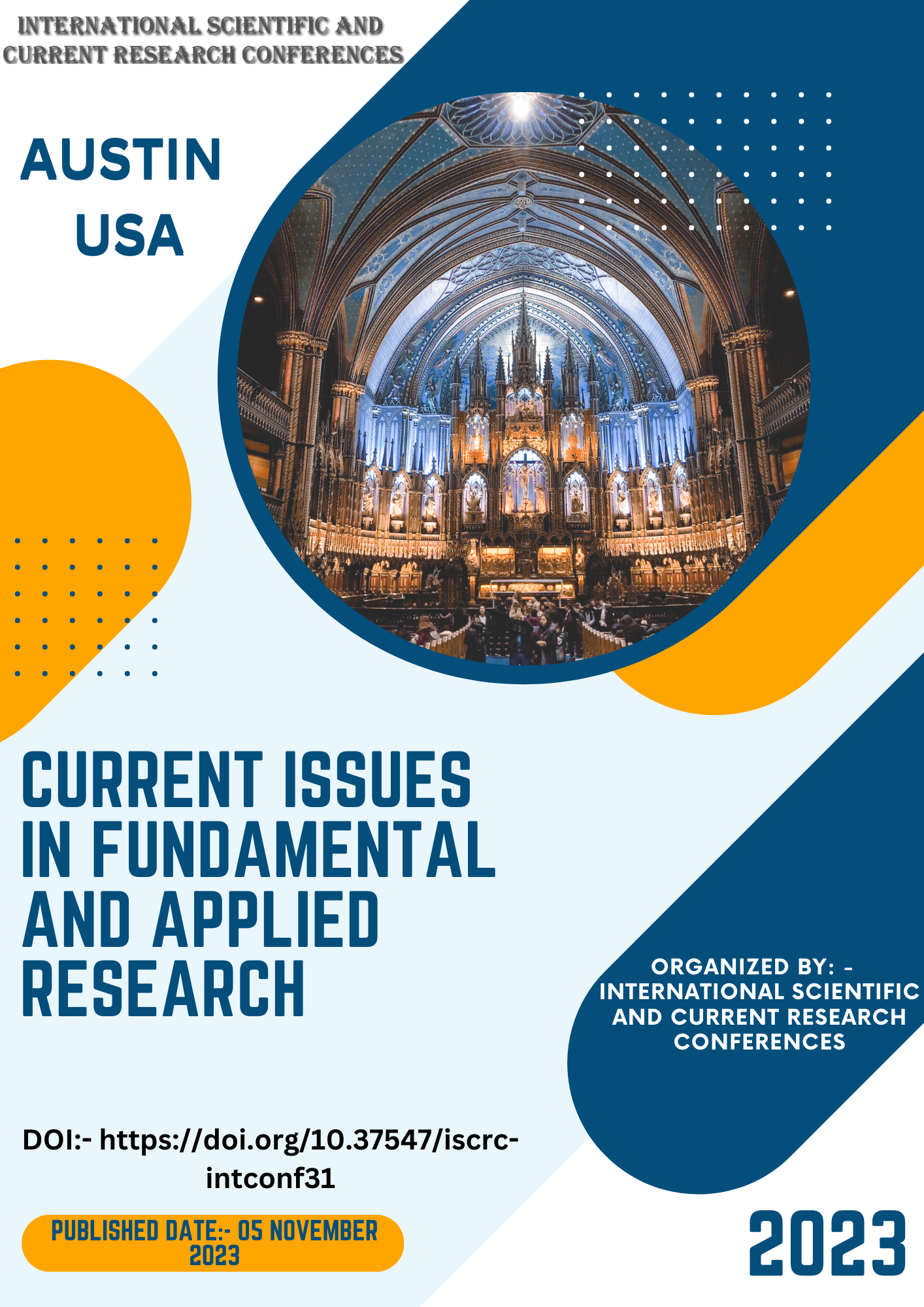 View CURRENT ISSUES IN FUNDAMENTAL AND APPLIED RESEARCH